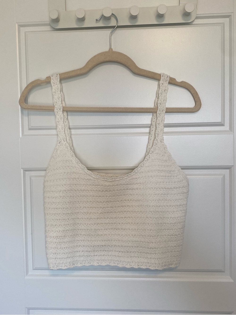 NWT aerie Cream Crochet Tank Camisole